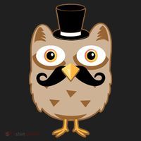 Mustache Owl With Hat Hat thumb 2