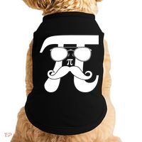Mustache Pi Face Doggie Tank thumb 0