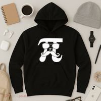 Mustache Pi Face Hoodie thumb 3