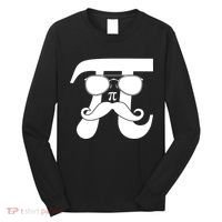 Mustache Pi Face Long Sleeve Shirt thumb 0