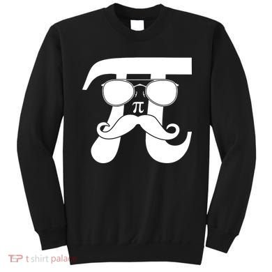 Mustache Pi Face Sweatshirt
