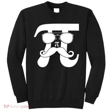 Mustache Pi Face Sweatshirt