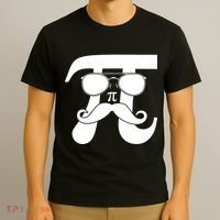 Mustache Pi Face T-Shirt thumb 3