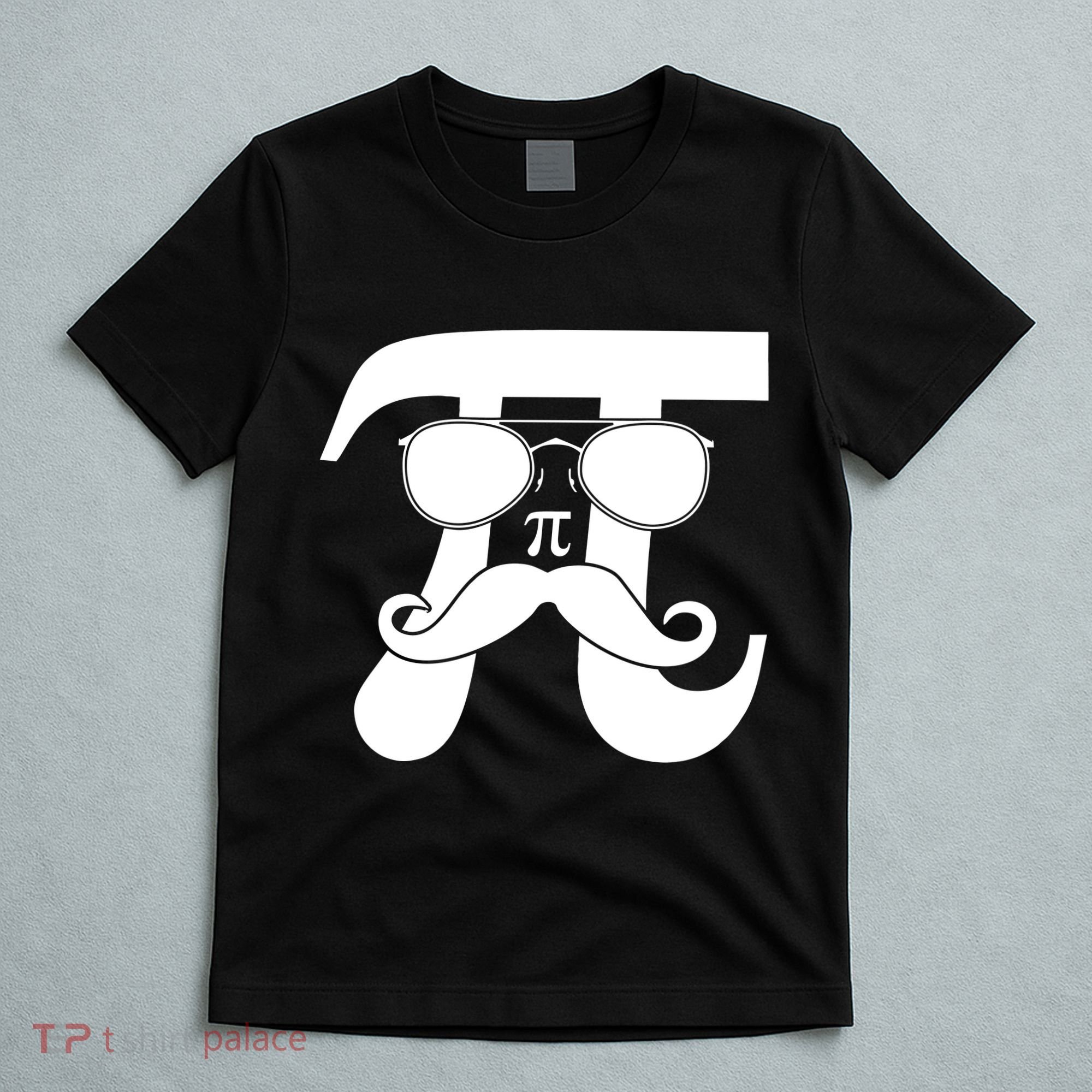 Mustache Pi Face T-Shirt