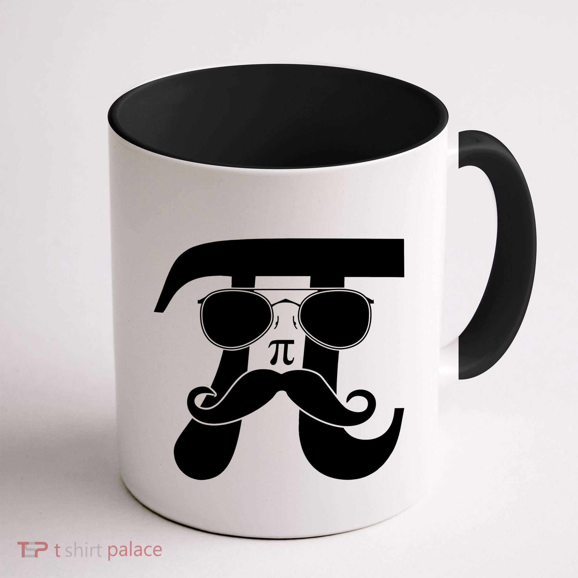 Mustache Pi Face Coffee Mug