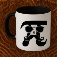 Mustache Pi Face Coffee Mug thumb 2
