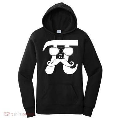 Mustache Pi Face Women's Hoodie