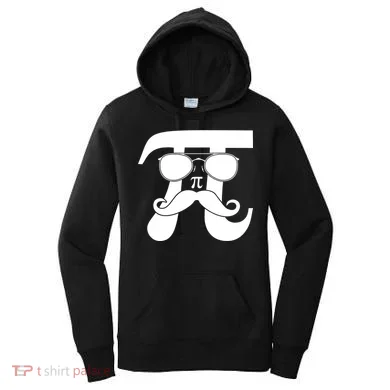 Mustache Pi Face Women's Hoodie