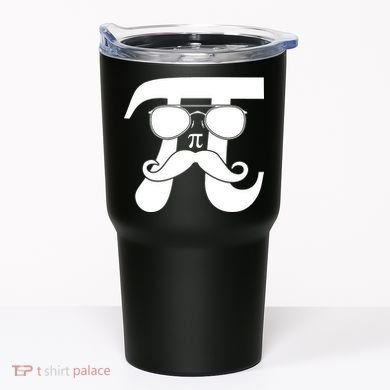 Mustache Pi Face Tumbler