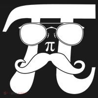 Mustache Pi Face Ornament thumb 1