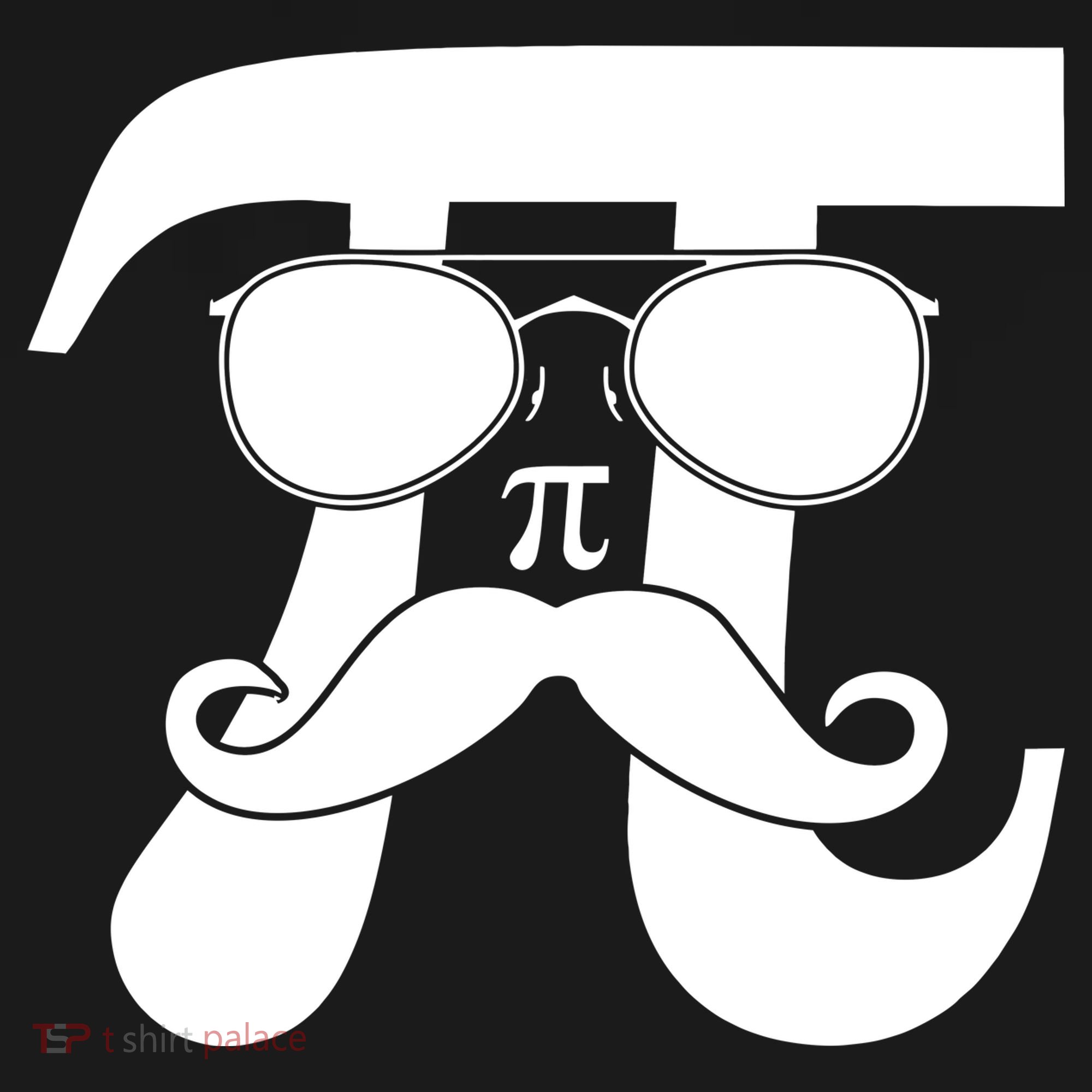 Mustache Pi Face Ornament