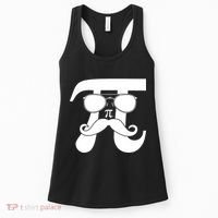 Mustache Pi Face Women's Tank Top thumb 0