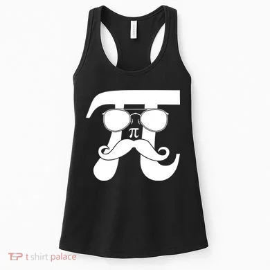 Mustache Pi Face Women's Tank Top