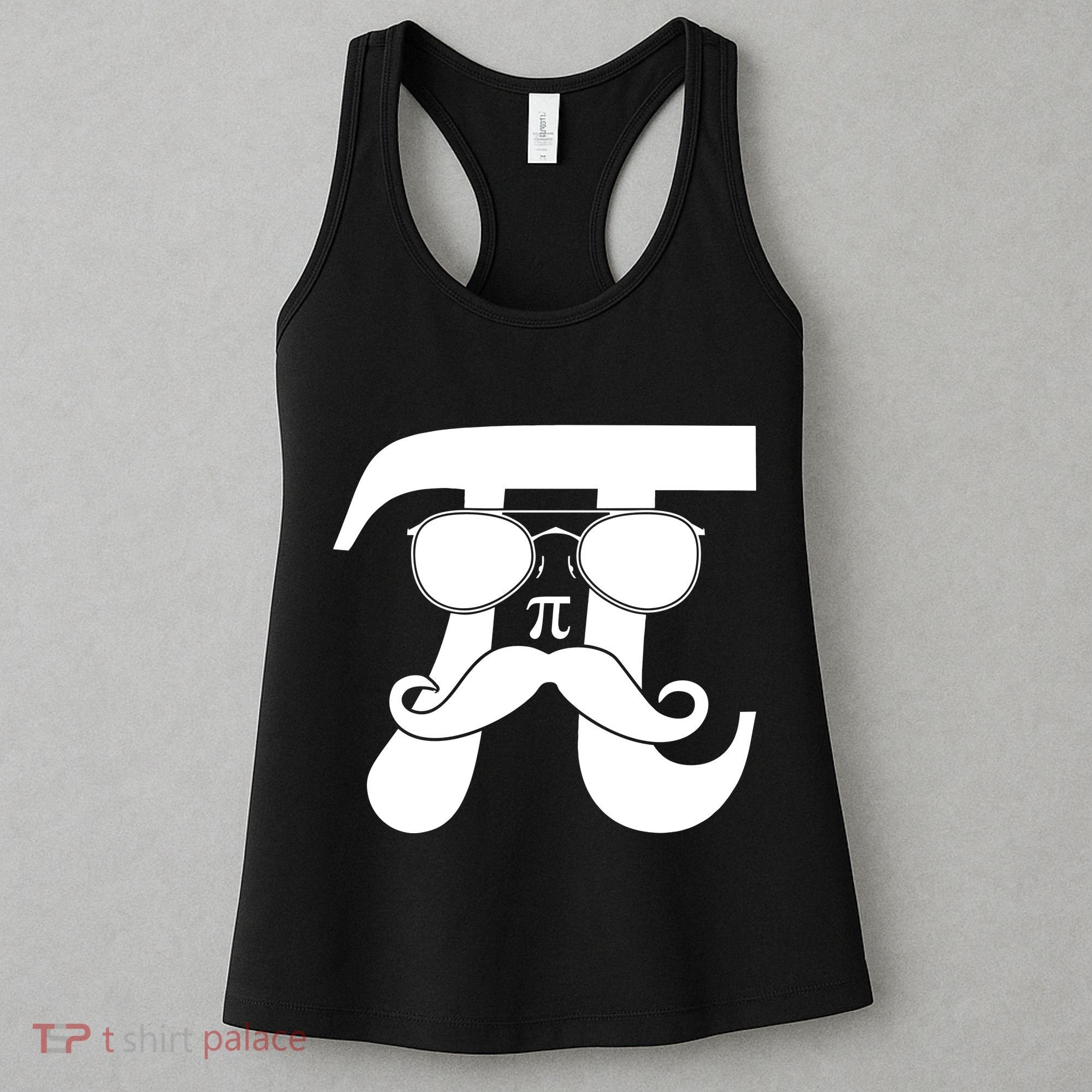 Mustache Pi Face Women's Tank Top