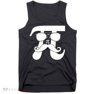 Mustache Pi Face Tank Top