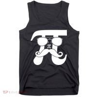 Mustache Pi Face Tank Top thumb 0