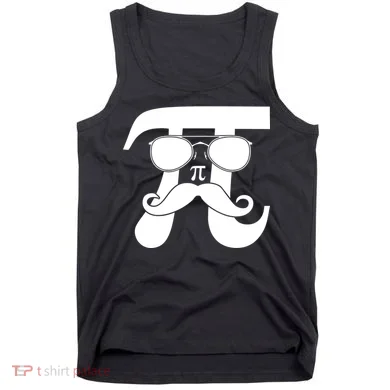 Mustache Pi Face Tank Top