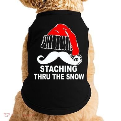 Mustache Thru The Snow Doggie Tank
