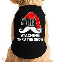 Mustache Thru The Snow Doggie Tank thumb 0