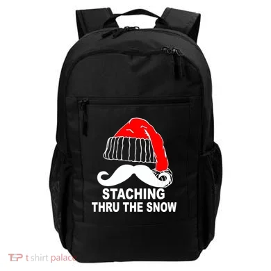 Mustache Thru The Snow Backpack