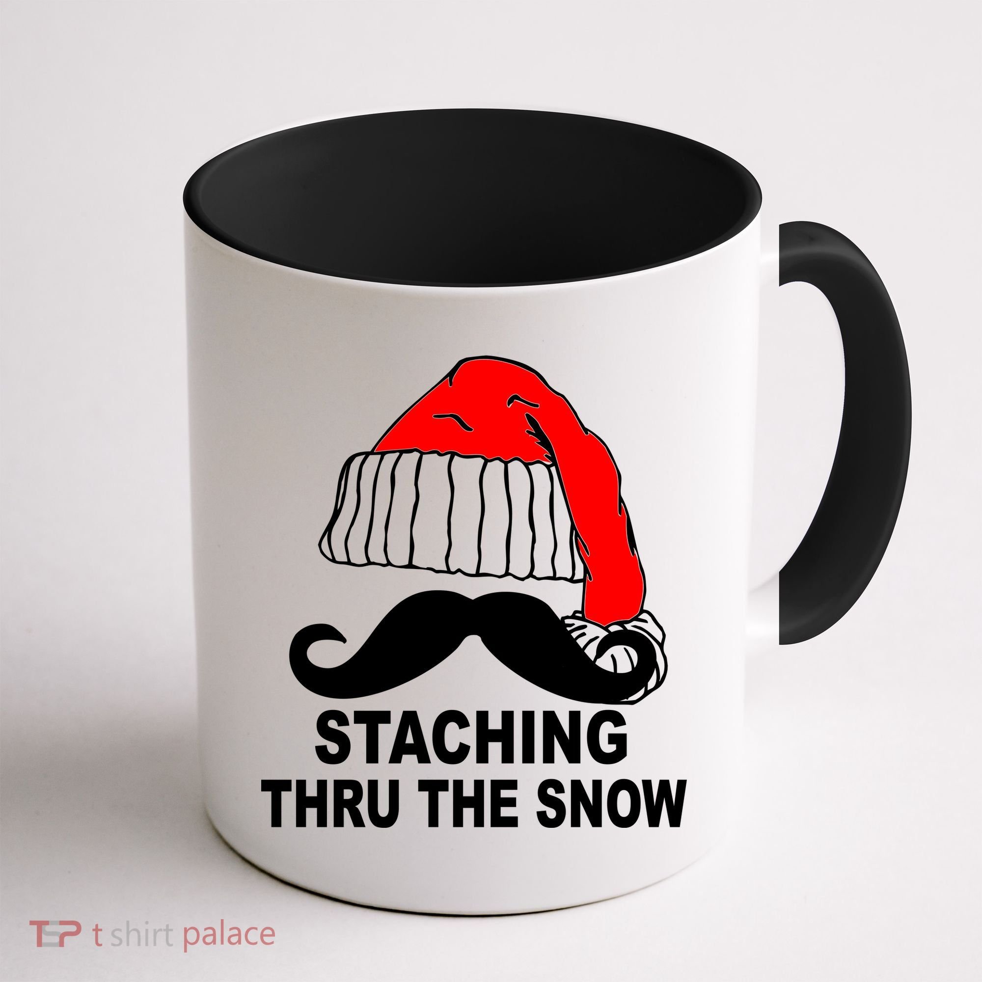 Mustache Thru The Snow Coffee Mug