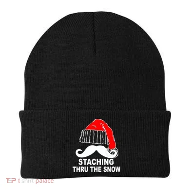 Mustache Thru The Snow Beanie