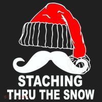 Mustache Thru The Snow Beanie thumb 2