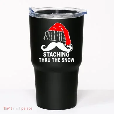Mustache Thru The Snow Tumbler