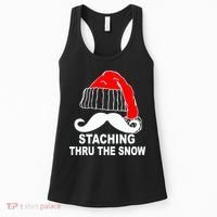 Mustache Thru The Snow Women's Tank Top thumb 0