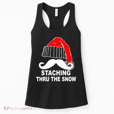 Mustache Thru The Snow Women's Tank Top