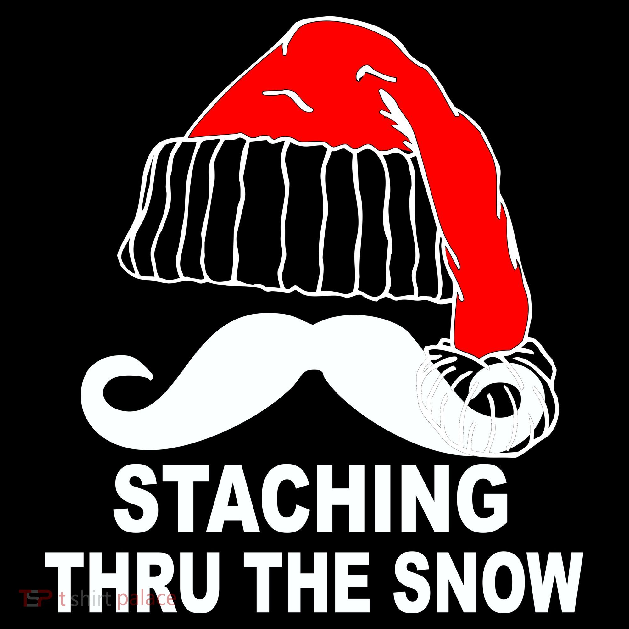 Mustache Thru The Snow Women's Tank Top