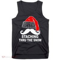 Mustache Thru The Snow Tank Top thumb 0