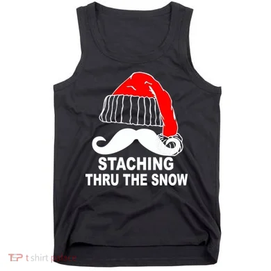 Mustache Thru The Snow Tank Top