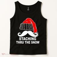 Mustache Thru The Snow Tank Top thumb 2
