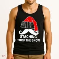 Mustache Thru The Snow Tank Top thumb 3