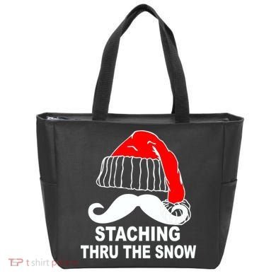 Mustache Thru The Snow Tote Bag