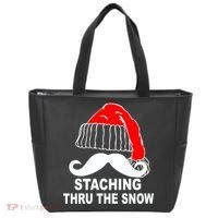 Mustache Thru The Snow Tote Bag thumb 0