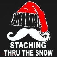 Mustache Thru The Snow Tote Bag thumb 4