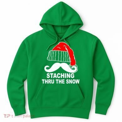 Mustache Thru The Snow Hoodie