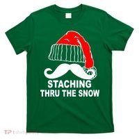 Mustache Thru The Snow T-Shirt thumb 0