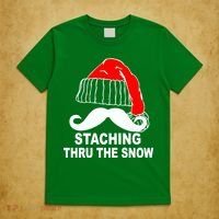 Mustache Thru The Snow T-Shirt thumb 5