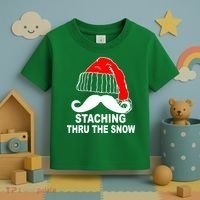 Mustache Thru The Snow Toddler T-Shirt thumb 3