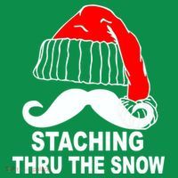 Mustache Thru The Snow Women's T-Shirt thumb 6