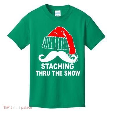 Mustache Thru The Snow Kids T-Shirt