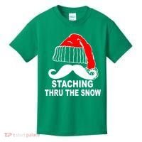 Mustache Thru The Snow Kids T-Shirt thumb 0