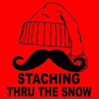Mustache Thru The Snow Santa Hat thumb 1