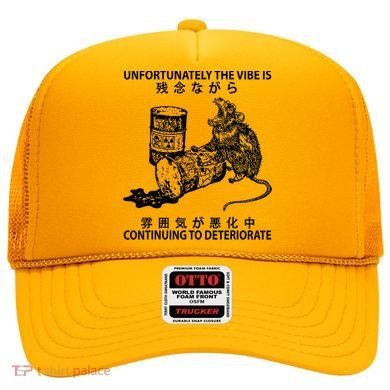 Mouse Unfortunately The Vibe Is Continuing To Deteriorate Hat