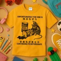 Mouse Unfortunately The Vibe Is Continuing To Deteriorate Kids T-Shirt thumb 3