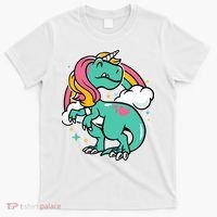 Majestic Unicornasaurus T Rex Unicorn Boy Girl Dinosaur T-Shirt thumb 0