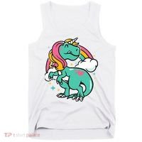 Majestic Unicornasaurus T Rex Unicorn Boy Girl Dinosaur Tank Top thumb 0